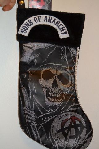 Sons of Anarchy SOA Holiday Stocking Reaper Logo SAMCRO by Kurt S Alder 2