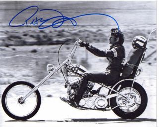 Peter Fonda Easy Rider Legend Signed 8x10 Photo With