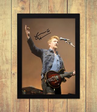 Josh Homme Queens Of The Stone Age V1 Signed Autograph Poster Print A4 A5 Frame