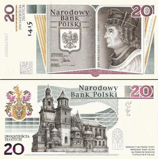 20 Zloty 600th Anniversary Of The Birth Of Jan Długosz 2015