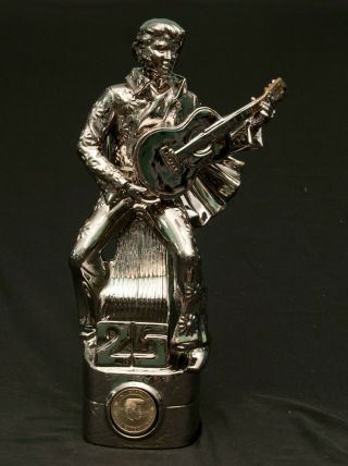 Elvis Silver Anniversary Limited Edition Decanter And Music Box