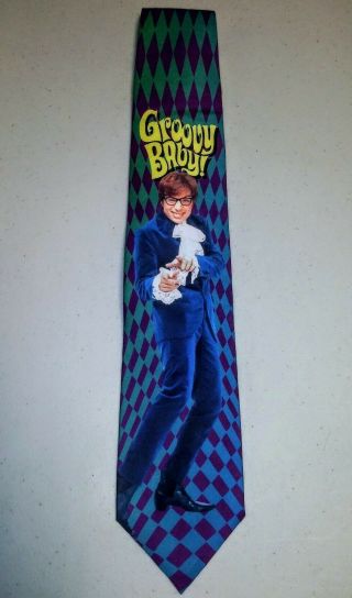 Ralph Marlin Austin Powers Groovy Baby Tie