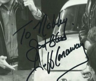 JEFF CONAWAY TAXI PROMOTIONAL HAND SIGNED AUTOGRAPHED PHOTO d.  2011 2