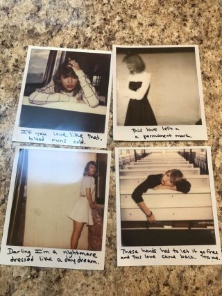 Taylor Swift Polaroids 2014 (from Album) 15,  16,  20,  23