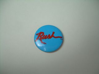 Vintage Rush Pin Back Button From The 80 