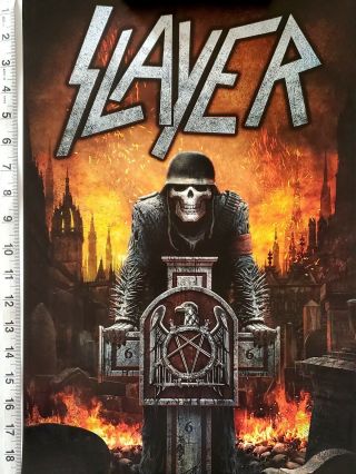 2 Posters Slayer Megadeth Anthrax Jagermeister Music Tour Clash Of The Titans