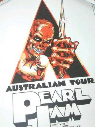 Pearl Jam Official Concert Poster Australia 2009