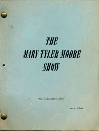 The Mary Tyler Moore Show Screenplay Script " Not A Christmas Story " Vintage Rare