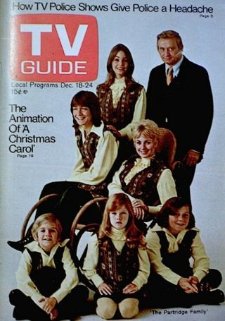 Tv Guide 1971 The Partridge Family David Cassidy Susan Dey Shirley Jones Nm
