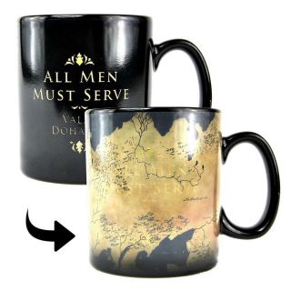 Game Of Thrones Westeros Map Heat Changing Magic Mug Coffee Cup Gift Box