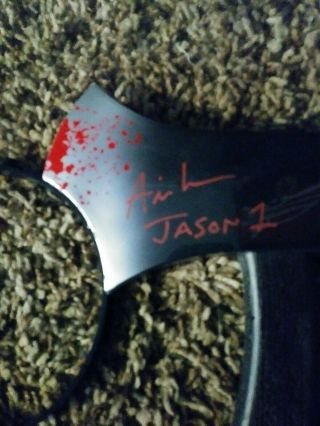 Ari Lehman Signed Hatchet Prop Friday The 13th,  Jason Voorhees Look