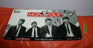 The Beatles Collectors Edition Monopoly Usaopoly Board Game Hasbro 2008