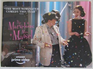 The Marvelous Mrs.  Maisel Season 3 Emmy Promo Photo Book Rachel Brosnahan