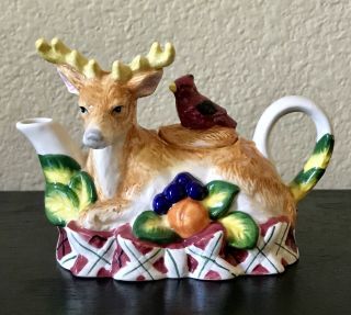 Noritake Royal Hunt Deer Mini Tea Pot 6927692