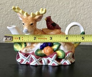 Noritake ROYAL HUNT Deer Mini Tea Pot 6927692 2