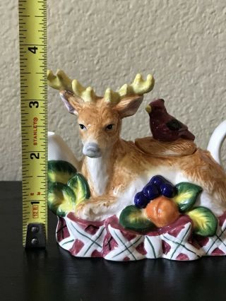 Noritake ROYAL HUNT Deer Mini Tea Pot 6927692 3