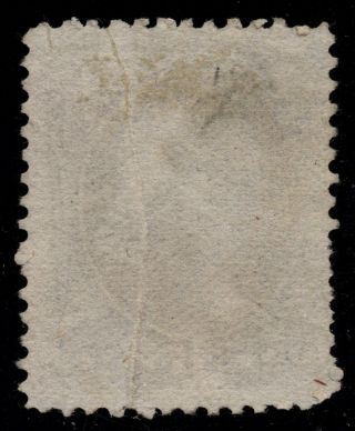 1879 US Sc 182 - 1c Franklin with Vertical Pre - Printing Paper Fold, 2