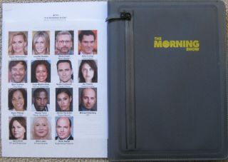 The Morning Show Apple Tv,  Print Press Kit Promo Portfolio Jennifer Aniston