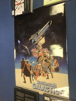 Vintage 1978 - Battlestar Galactica - Poster Universal Tv Show 20 " X28 "