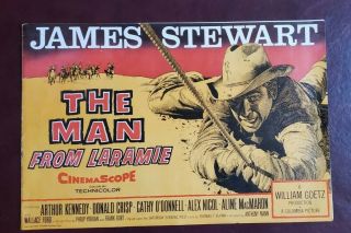 The Man From Laramie 1955 Press Kit Near Great Graphics James Stewart