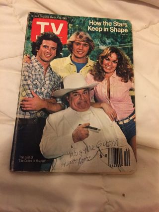 Vintage 1981 Dukes of Hazzard TV Guide March 7 - 13 80s TV Ads Writing Cover 2