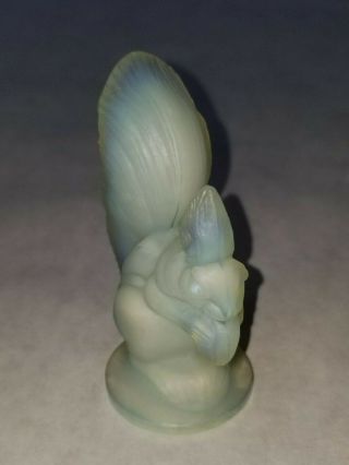 Sabino France Opalescent Art Glass Squirrel Figurine With Tag No Chips Cracks