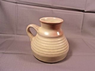 Vintage Frankoma Pottery Wide Bottom Coffee Mug,  Desert Gold Glaze