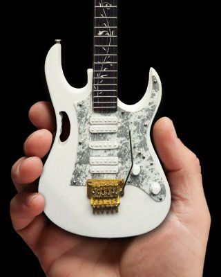 Mini Guitar Steve Vai Collectible White Jem Guitar Collectible