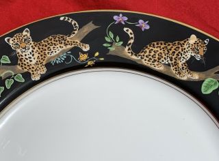 Lynn Chase Jaguar Jungle Dinner Plate 10 7/8 
