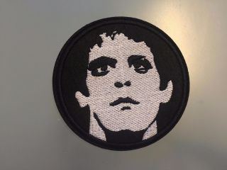 Lou Reed Patch - Embroidered Iron On Patch 3 "