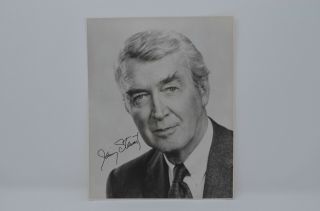 James Jimmy Stewart Hand Signed 8x10 Autograph Perfect Profile Auto B/w Glossy