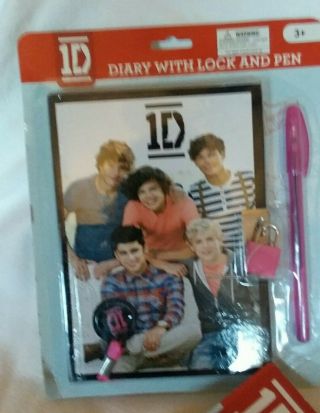 RARE ONE DIRECTION,  COLLECTIBLE NWT BACK TO SCHOOL SUPPLIES DIARY,  PENS PENCILS 2