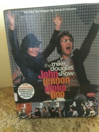 The Mike Douglas Show John Lennon & Yoko Ono 5 VHS Box Set 2
