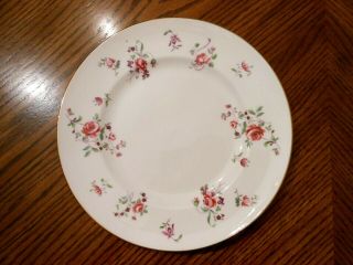 Vintage Royal Victoria Fine Bone China Pink Roses Pattern Salad Plate (s) 8 1/4 "