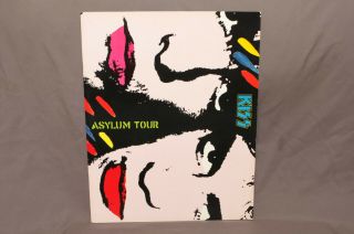 Kiss Asylum 1985 Tour Program Book Concert Gene Simmons Paul Stanley Rock Metal