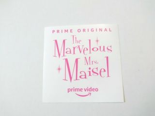 The Marvelous Mrs.  Maisel Promo Sticker,  Magnet and Flyer 2