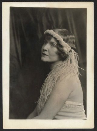 1925 Silent Film Star May Allison Photograph Charles Sheldon Photoplay Cover Art
