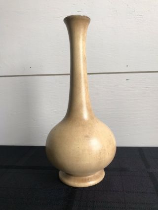 Vintage Royal Haeger Pottery 1980 Vase 4132 Neutral In Color