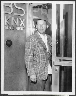 The Bing Crosby Program 1940s Cbs Promo Photo Old Time Radio