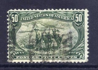 Us Stamps - 291 - - 50 Cent Trans - Mississippi Expo Issue - Cv $175