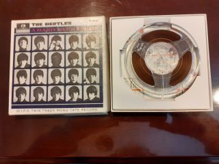 The Beatles - A Hard Day ' s Night Twin Track Mono Tape Record Reel To Reel. 2