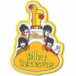 The Beatles Sew - On Patch - Yellow Submarine - All Aboard
