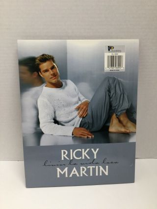 Ricky Martin School Binder Folder 2 Pocket Tour Concert 3