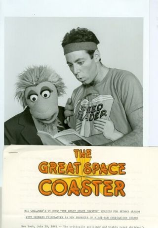 Gary Gnu Speed Reader Ken Myles The Great Space Coaster 1979 Tv Photo