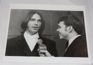 Joe South 8x10 Photo From 1970s Interview With Wras Ga State Uni Radio