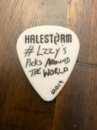 Halestorm Lzzy Hale Authentic 2019 Tour Guitar Pick