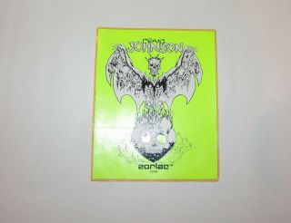 Zorlac Vinyl Sticker,  1986 From Pushead Himself Craig Johnson