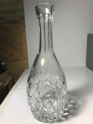 Rogaska Crystal Decanter Made In Yugoslavia Hand Crafted Lead Crystal 26 Pbo