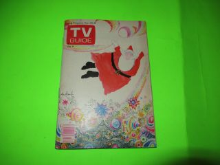 Vintage December 1976 Tv Guide Christmas Holiday Edition