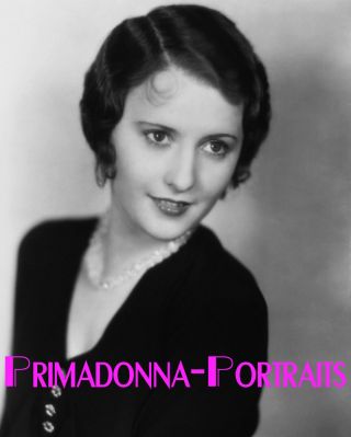 Barbara Stanwyck 8x10 Lab Photo B&w 1920s Early Soft Focus Movie Star Portrait